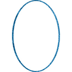 Oval Shape With Glitter Frame