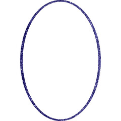 Oval Shape With Glitter Frame