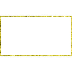 Rectangle Shape With Glitter Frame