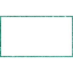 Rectangle Shape With Glitter Frame