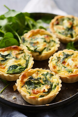 Easter Delight: Mini Spinach Quiches Perfect for Brunch Celebrations