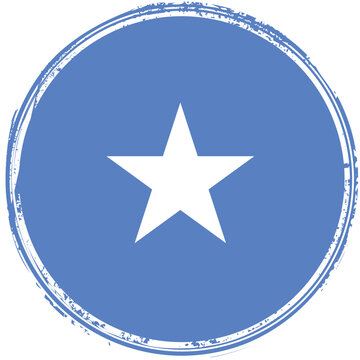 recommend clip art: National flag of Somalia in stamp style