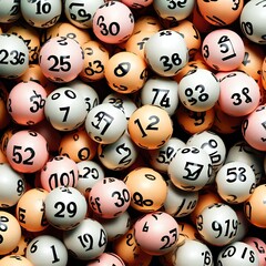 billiard balls on white