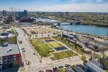 Obraz premium Isinger Park in Saskatoon, Canada