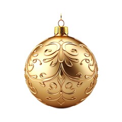 Fototapeta premium Golden christmas decoration, gold theme, christmas magic, decorative gold, christmas tree ornaments, generative ai