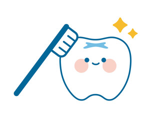 かわいい歯みがきのキャラクター