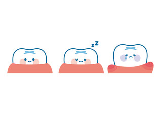 かわいい歯のキャラクター