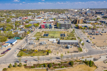 Obraz premium Isinger Park in Saskatoon, Canada