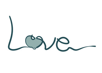 A heart of love filled with beautiful emotions. Style 1 ,Line art ,Colour  blue