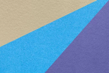 Crédence de cuisine en verre imprimé Pantone 2022 very peri Texture of old craft beige, blue and violet color paper background, macro. Vintage abstract very peri cardboard
