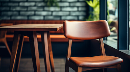 Fototapeta na wymiar chairs and table