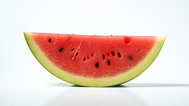 a slice of watermelon with seeds