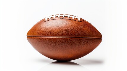 a football on a white background