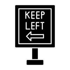 Keep Left Icon