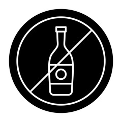 No Alcohol Icon