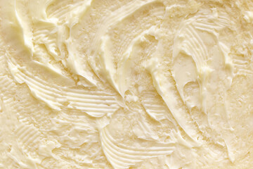 Margarine on bread texture background. 