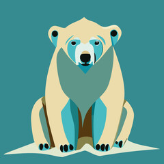 polar bear illustration