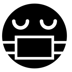 Solid Emoticon Illustration