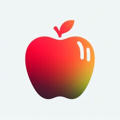 Obraz premium red apple illustration