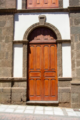 Old entrance door