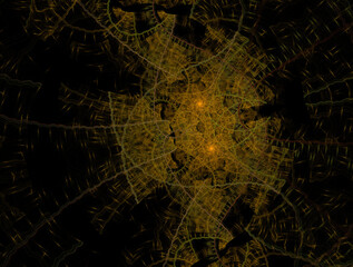 Imaginatory fractal abstract background Image