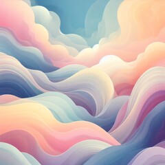 abstract background with waves