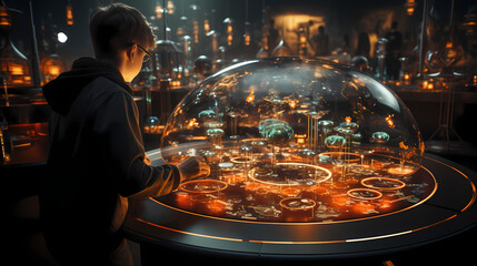 Interactive Learning in a Futuristic Classroom