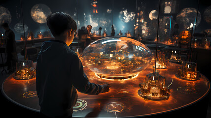 Interactive Learning in a Futuristic Classroom