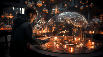 Interactive Learning in a Futuristic Classroom