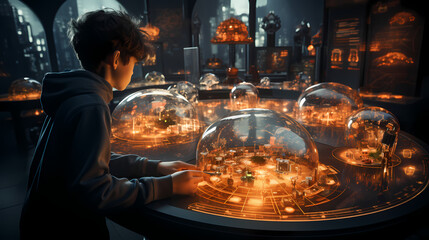 Interactive Learning in a Futuristic Classroom