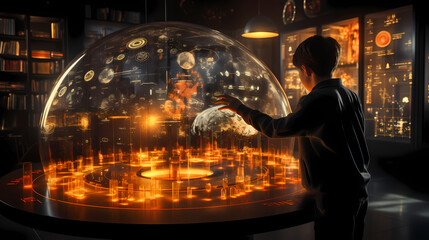 Interactive Learning in a Futuristic Classroom
