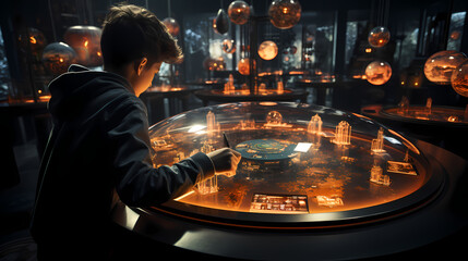 Interactive Learning in a Futuristic Classroom