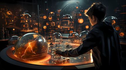 Interactive Learning in a Futuristic Classroom