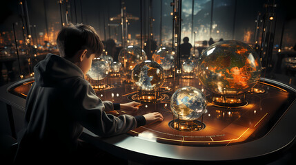 Interactive Learning in a Futuristic Classroom