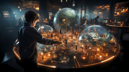 Interactive Learning in a Futuristic Classroom