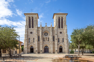 Fototapeta na wymiar San Fernando Cathedral San Antonio, Texas