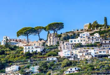 Ravello ca. 300 m hoch gelegene Ort an der Amalfiküste in der Provinz Salerno in der Region...