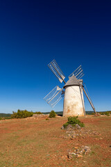 Windmill (Le Moulin de Redounel), La Couvertoirade in Larzac, Aveyron, France