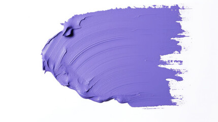 violet paint smear on white background., purple paint splashes, purple watercolor paint