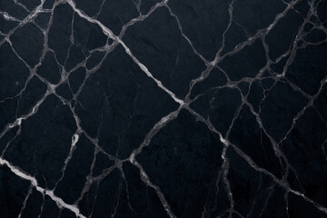 Black marble texture background pattern. Black stone surface.  abstract natural marble black and white. Generative AI