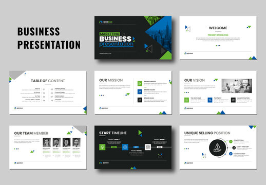 Business Presentation Design Layout