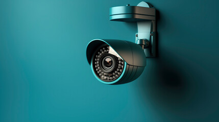 The Watchful Eye: A Surveillance Camera Monitoring its Surroundings