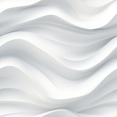 Obraz na płótnie Canvas Abstract White Waves Texture Background
