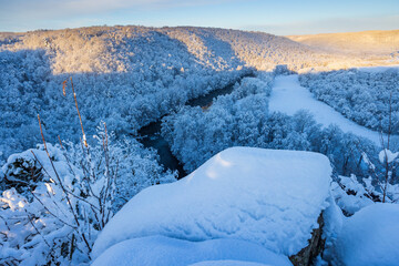 Nine Mills Viewpoint near Hnanice, NP Podyji, Southern Moravia, Czech Republic