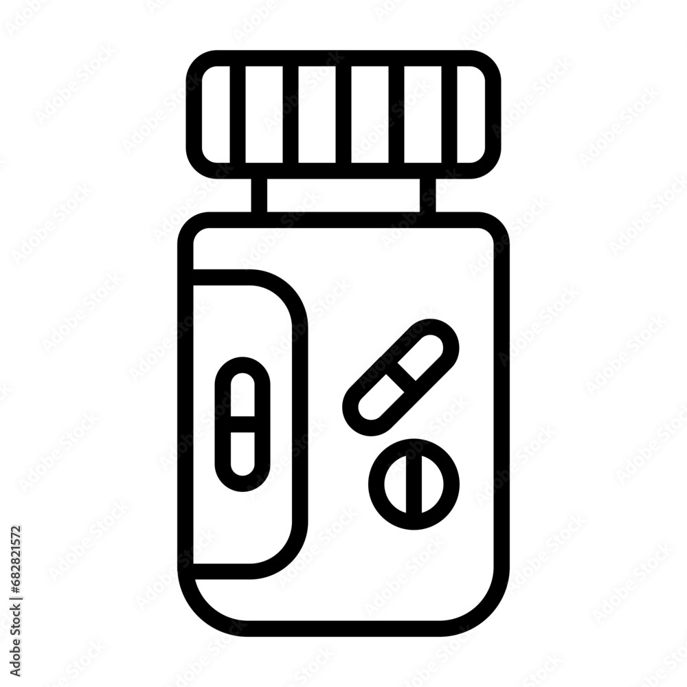 Sticker pills icon