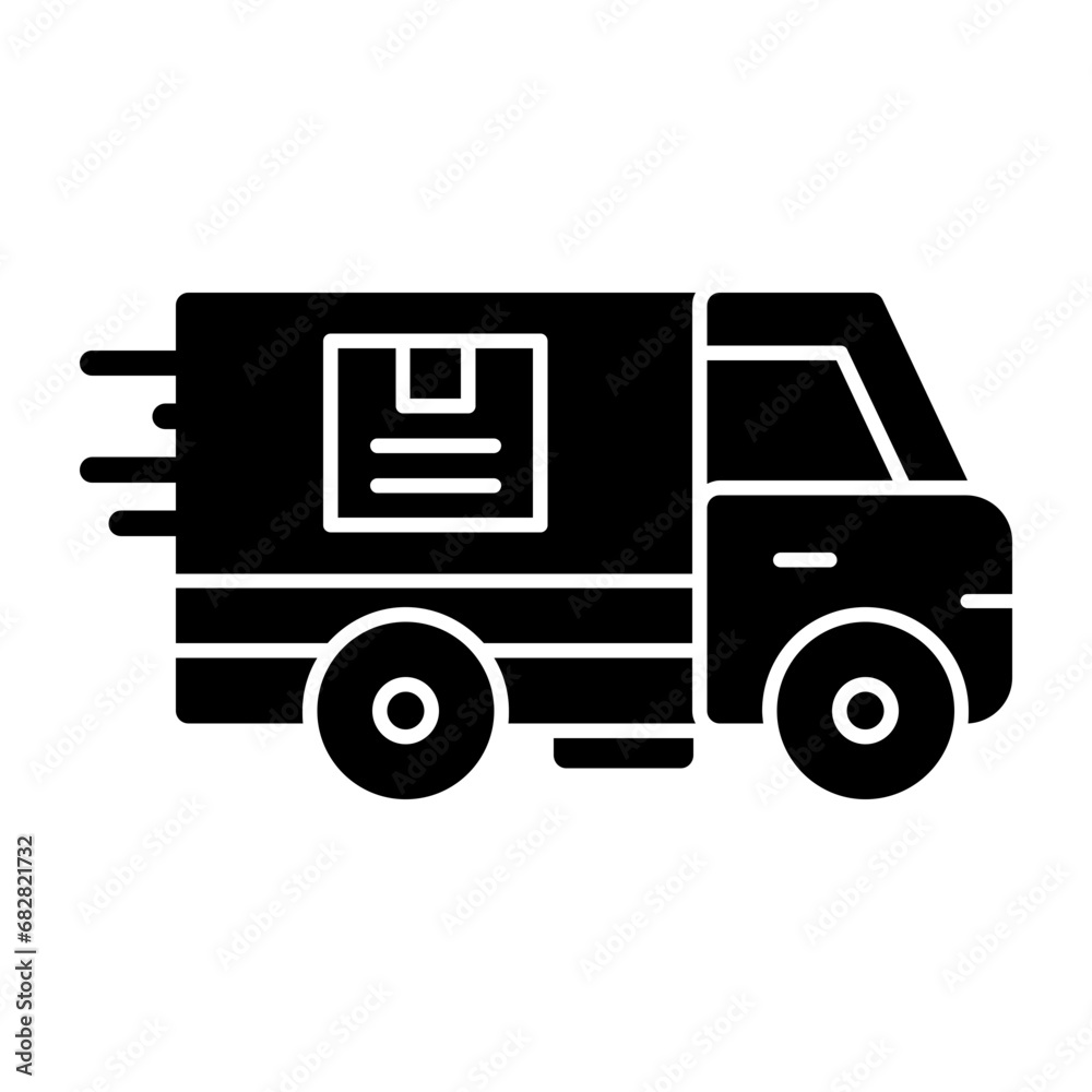 Canvas Prints Delivery Truck Icon