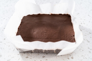 Homemade plain fudge