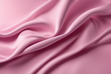 Fototapeta premium Beautiful silk pastel pink violet white cloth floating flying in the air. Mock up template for product presentation. 3D rendering. copy text space