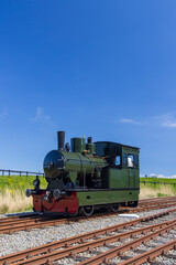 Fototapeta na wymiar Steam locomotive, Medemblik, Noord Holland, Netherlands