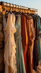 clothes_hanging_on_a_clothes_line  UHD Wallpaper